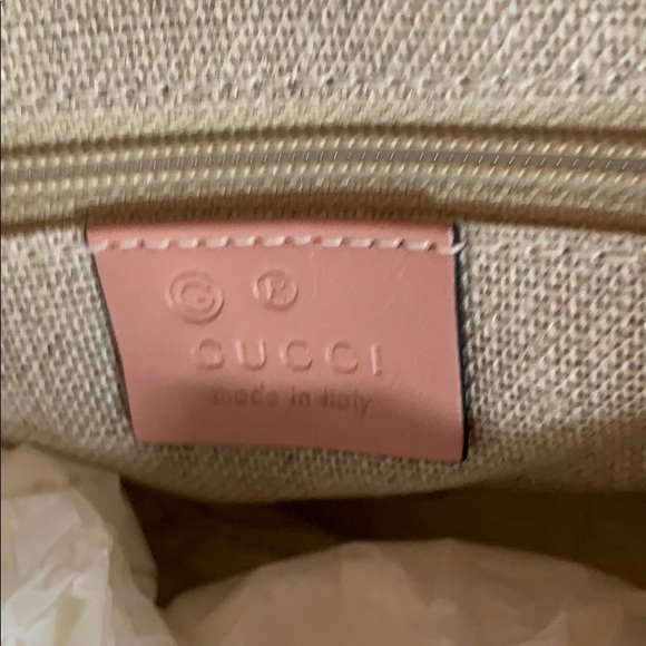 Gucci Microguccissima Soft Pink Leather Satchel - Picture 3 of 6